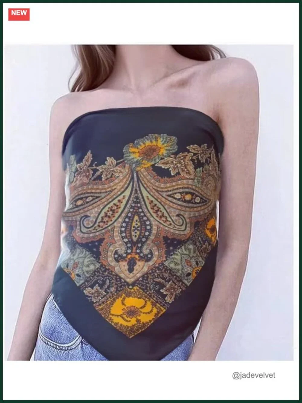 Large Satin Silk Scarf 35